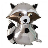 Jumbo Woodland Racoon Foil Balloon - The Party Room